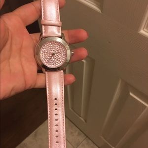 Pink DKNY watch